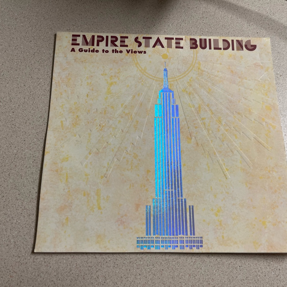 🐠Empire State Building Pop Up Map. 2007.